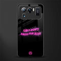girls don't dress for boys glass case for mi 11 ultra 5g image