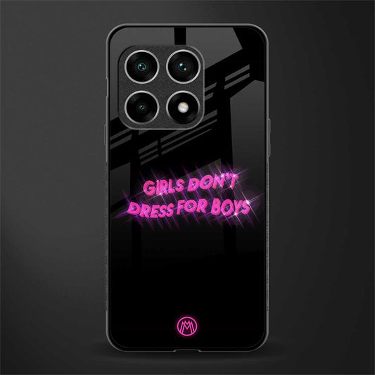 girls don't dress for boys glass case for oneplus 10 pro 5g image