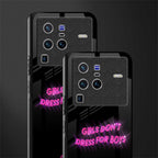 girls don't dress for boys glass case for vivo x80 pro 5g image-2