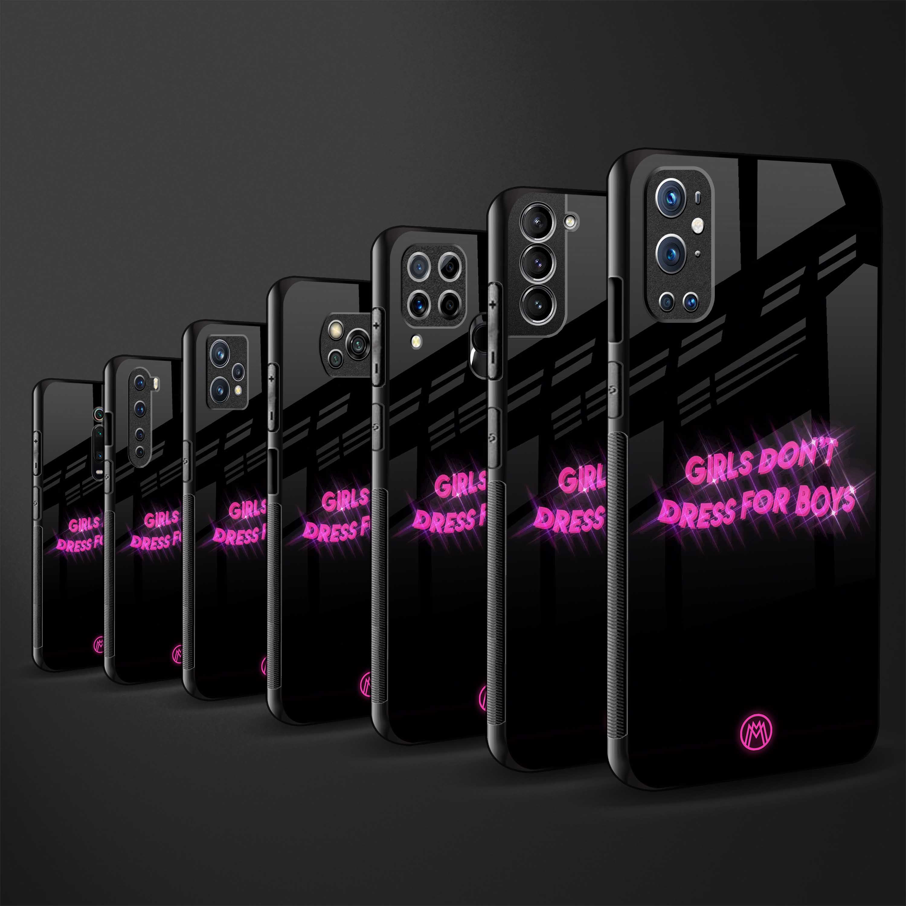 girls don't dress for boys glass case for realme 7 image-3