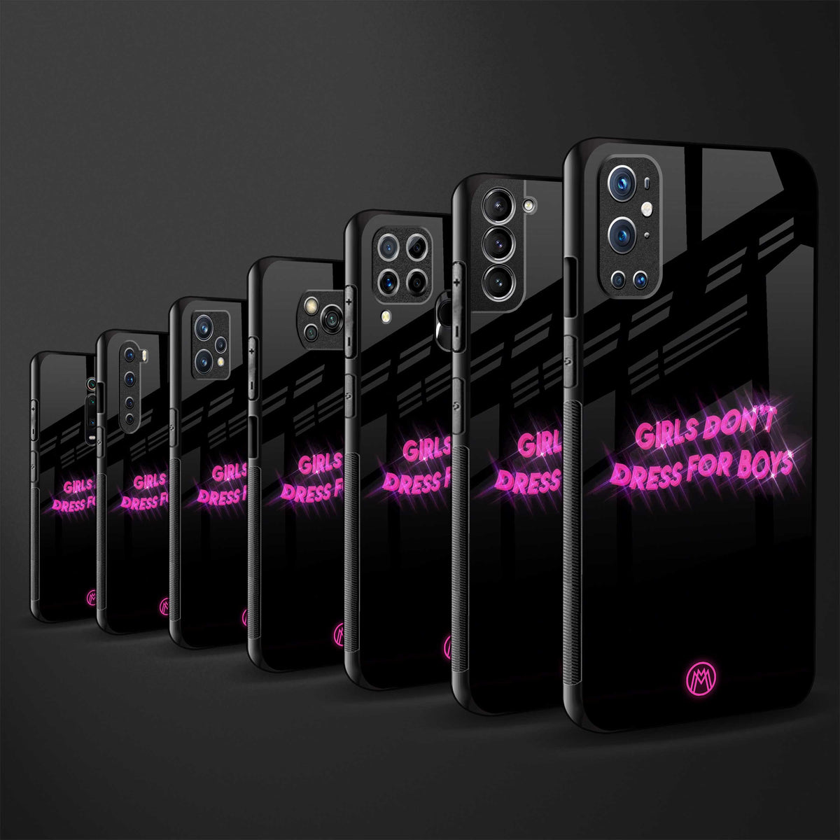 girls don't dress for boys glass case for oneplus 8t image-3