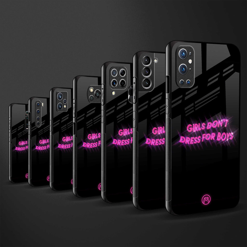 girls don't dress for boys glass case for redmi 9 power image-3