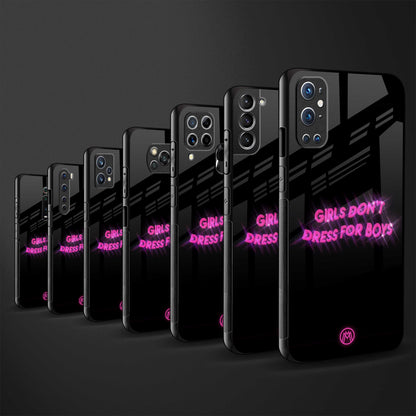 girls don't dress for boys back phone cover | glass case for samsung galaxy a04