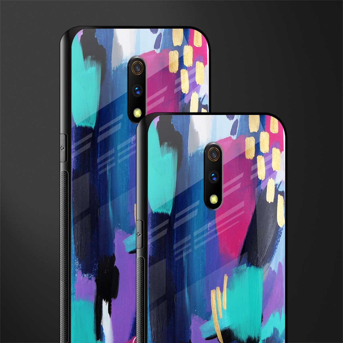 glitz glass case for realme x image-2