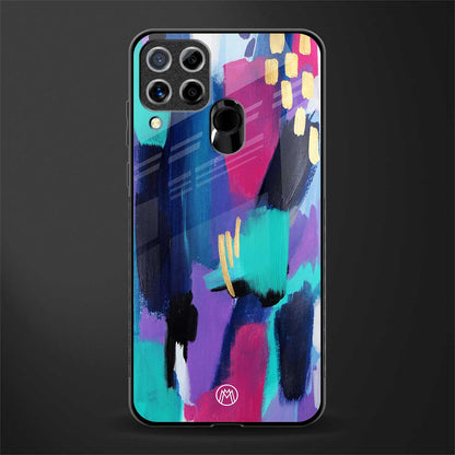 glitz glass case for realme c15 image