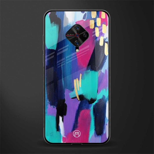 glitz glass case for vivo s1 pro image