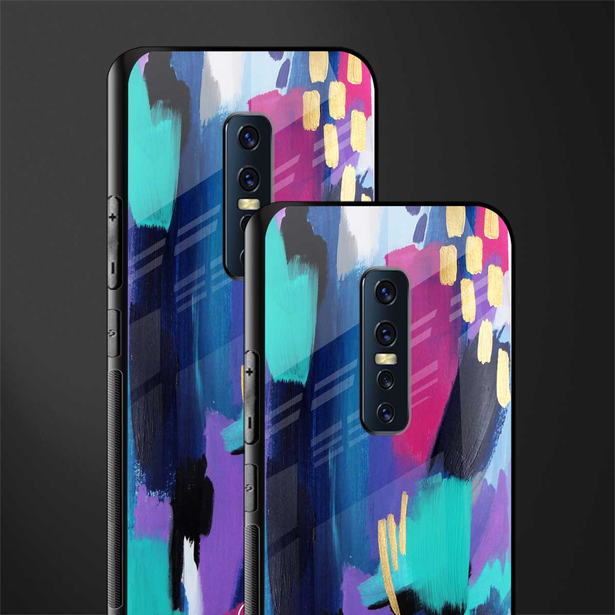 glitz glass case for vivo v17 pro image-2