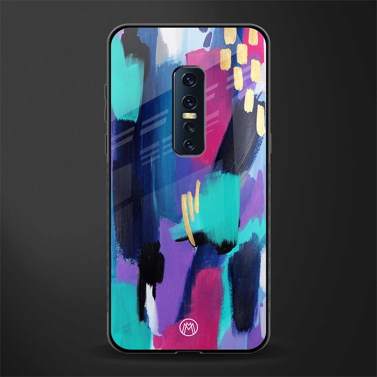 glitz glass case for vivo v17 pro image