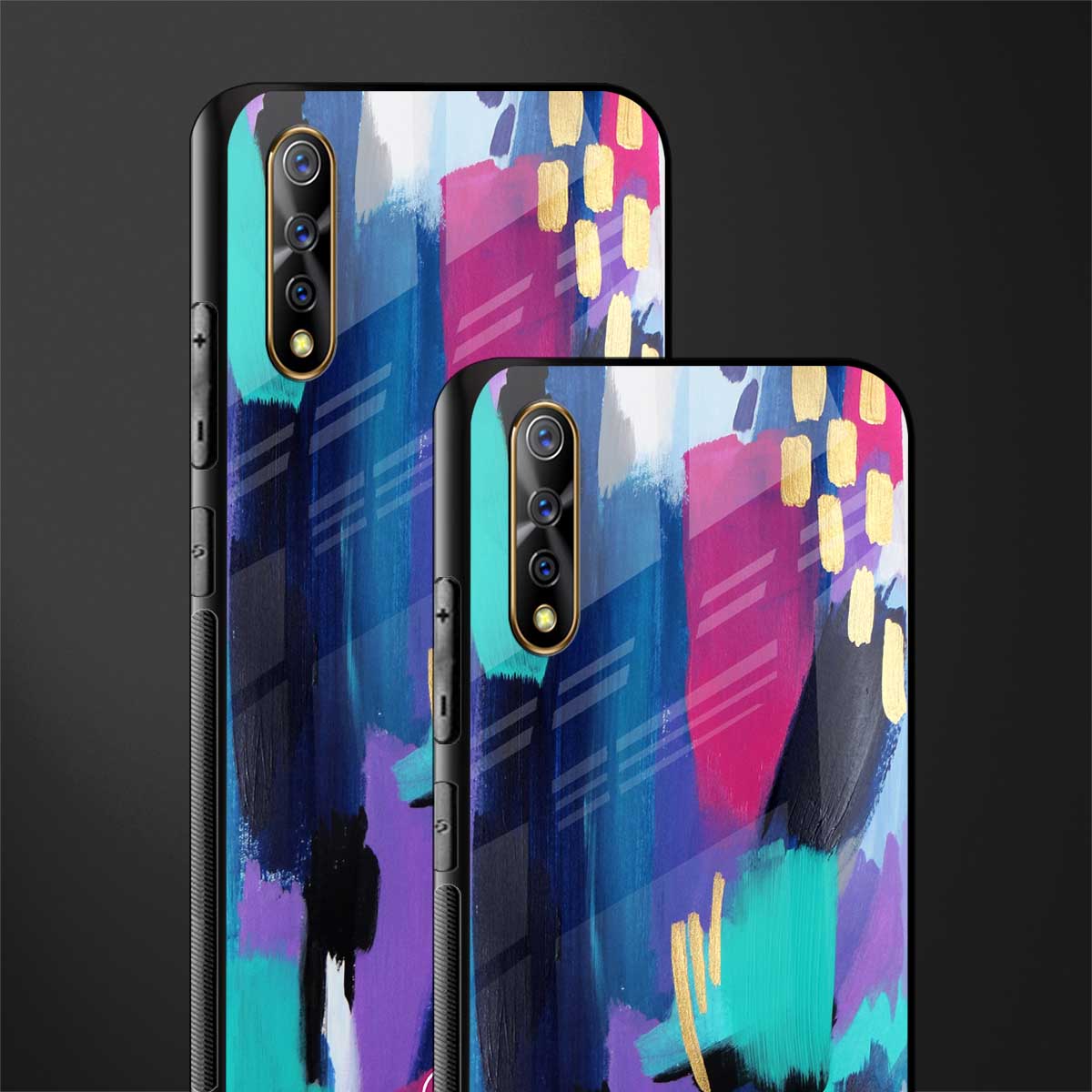 glitz glass case for vivo s1 image-2
