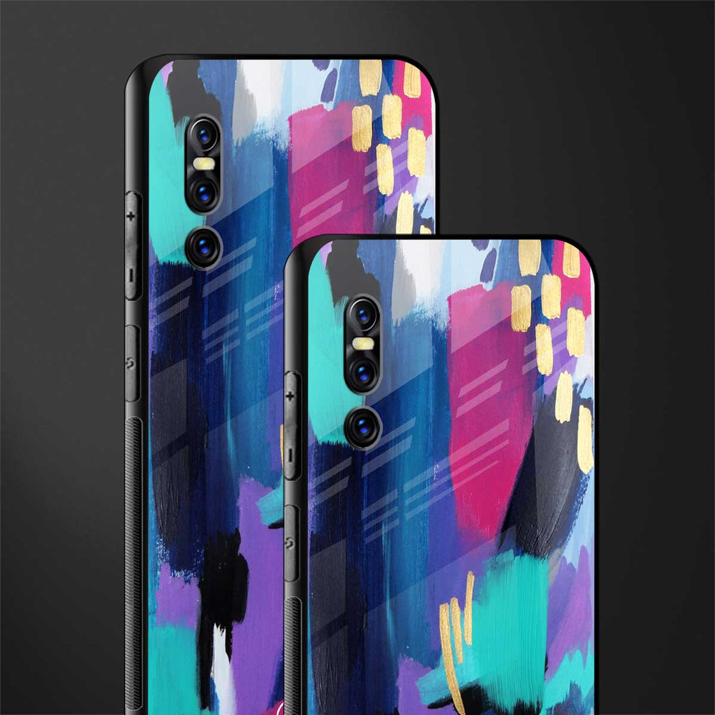 glitz glass case for vivo v15 pro image-2