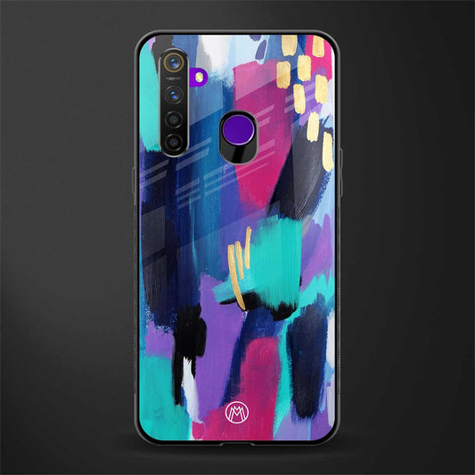 glitz glass case for realme 5s image
