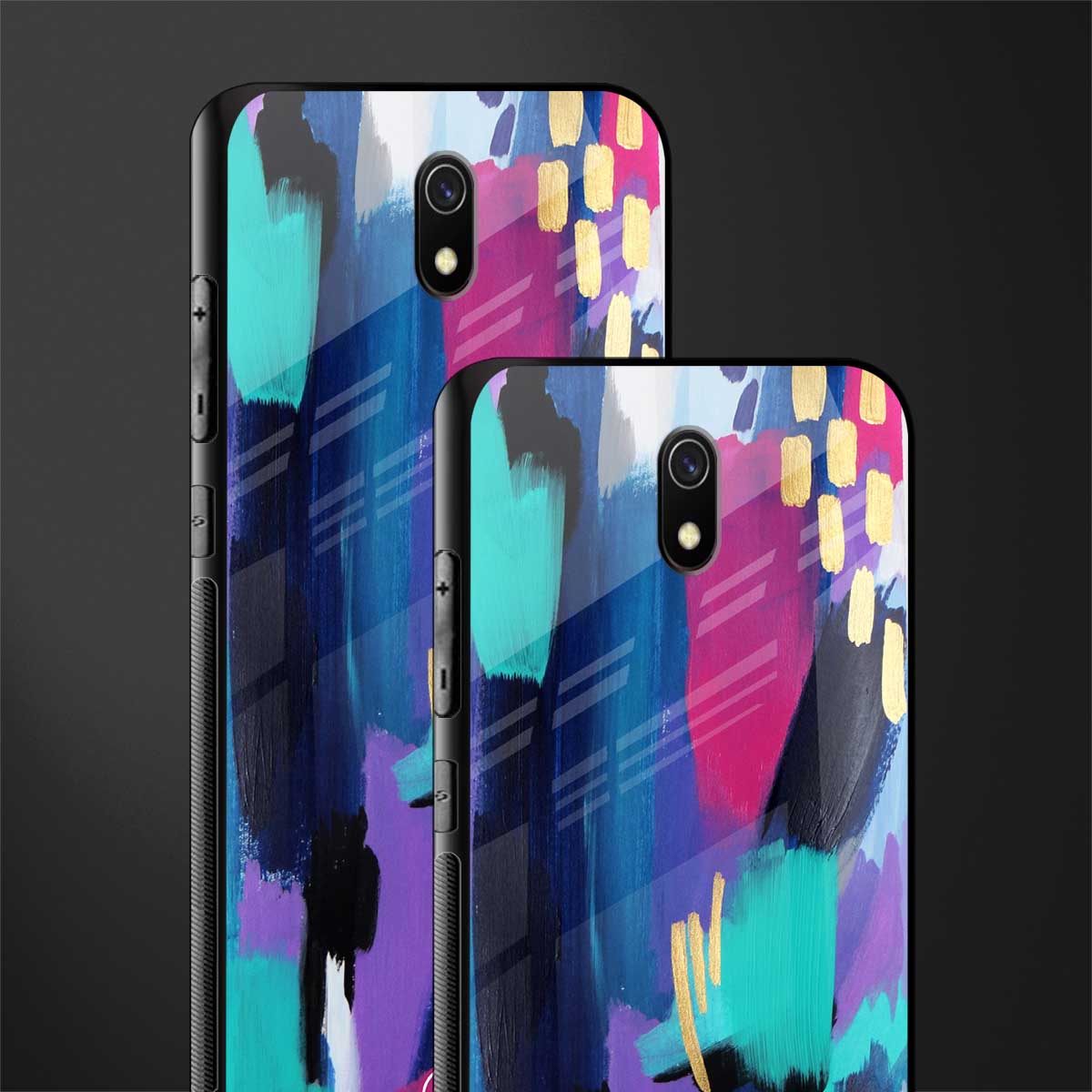 glitz glass case for redmi 8a image-2