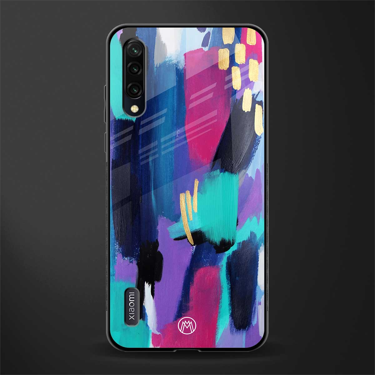 glitz glass case for mi a3 redmi a3 image