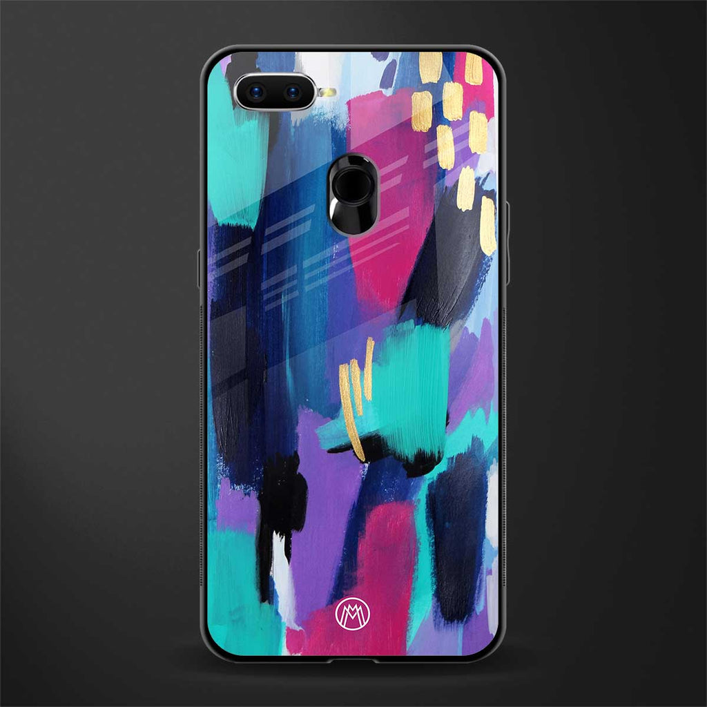 glitz glass case for oppo a12 image