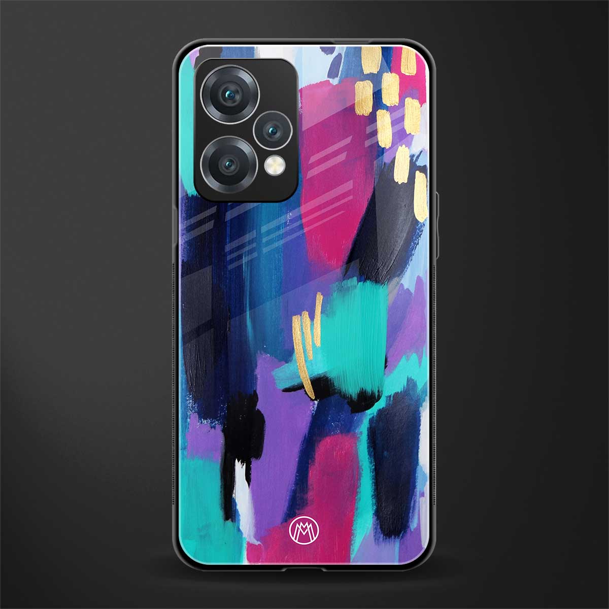 glitz back phone cover | glass case for realme 9 pro 5g