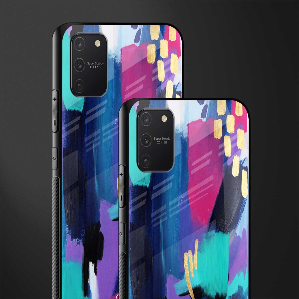 glitz glass case for samsung galaxy s10 lite image-2