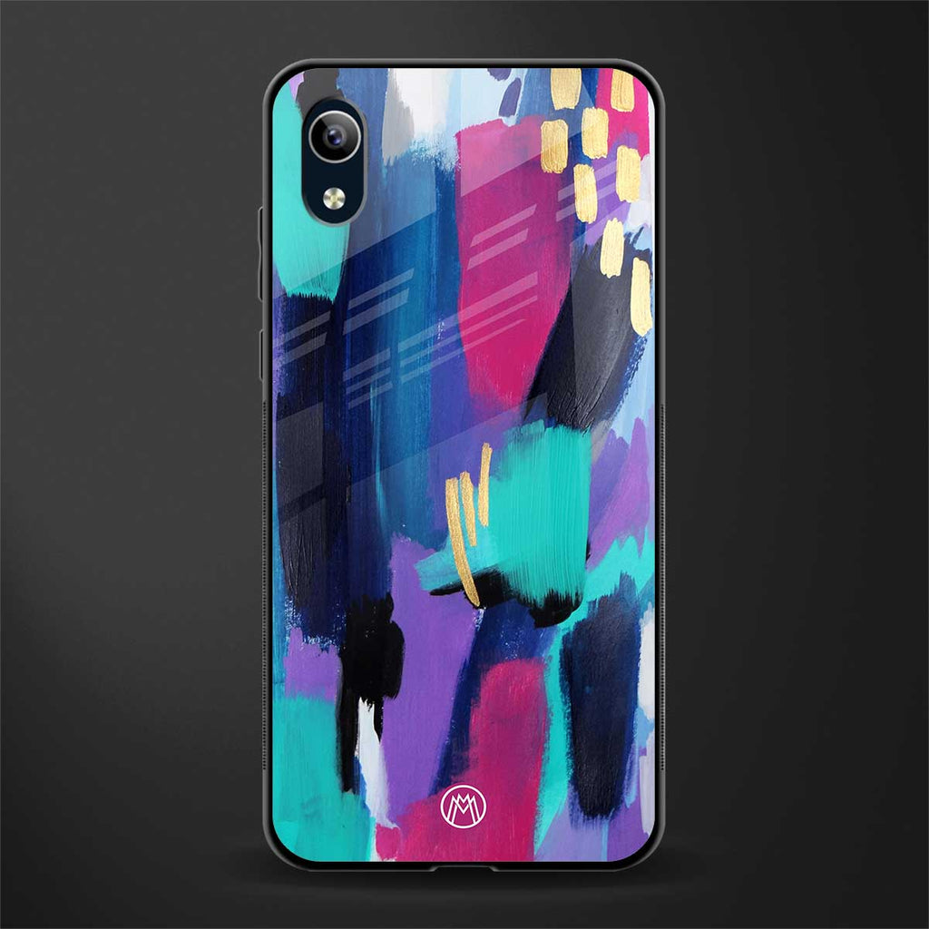 glitz glass case for vivo y1s without fingerprint image