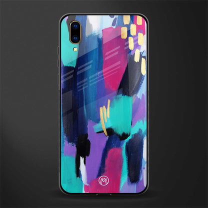 glitz glass case for vivo v11 pro image