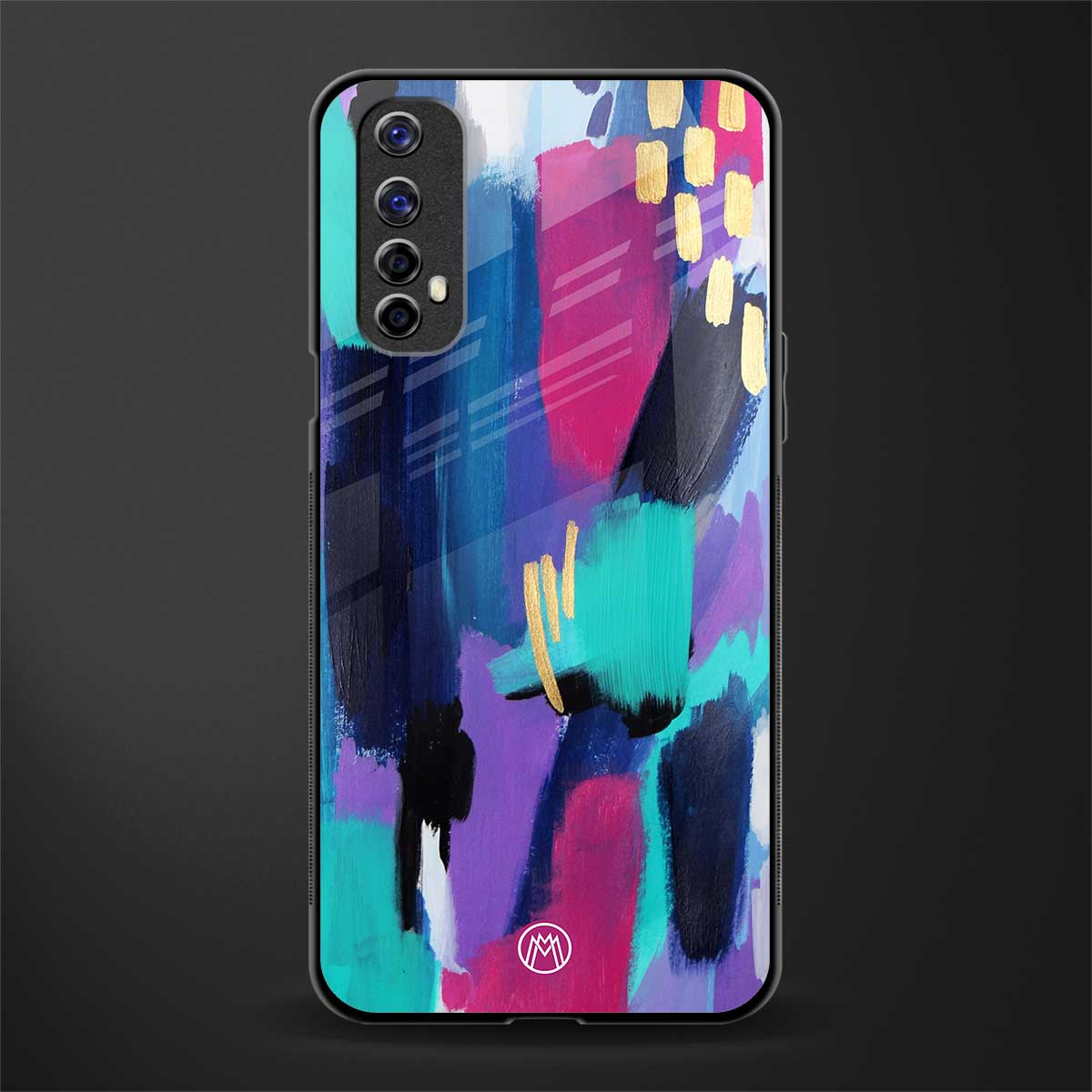 glitz glass case for realme narzo 20 pro image