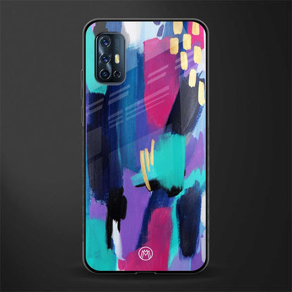 glitz glass case for vivo v17 image