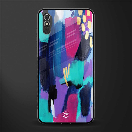 glitz glass case for redmi 9i image