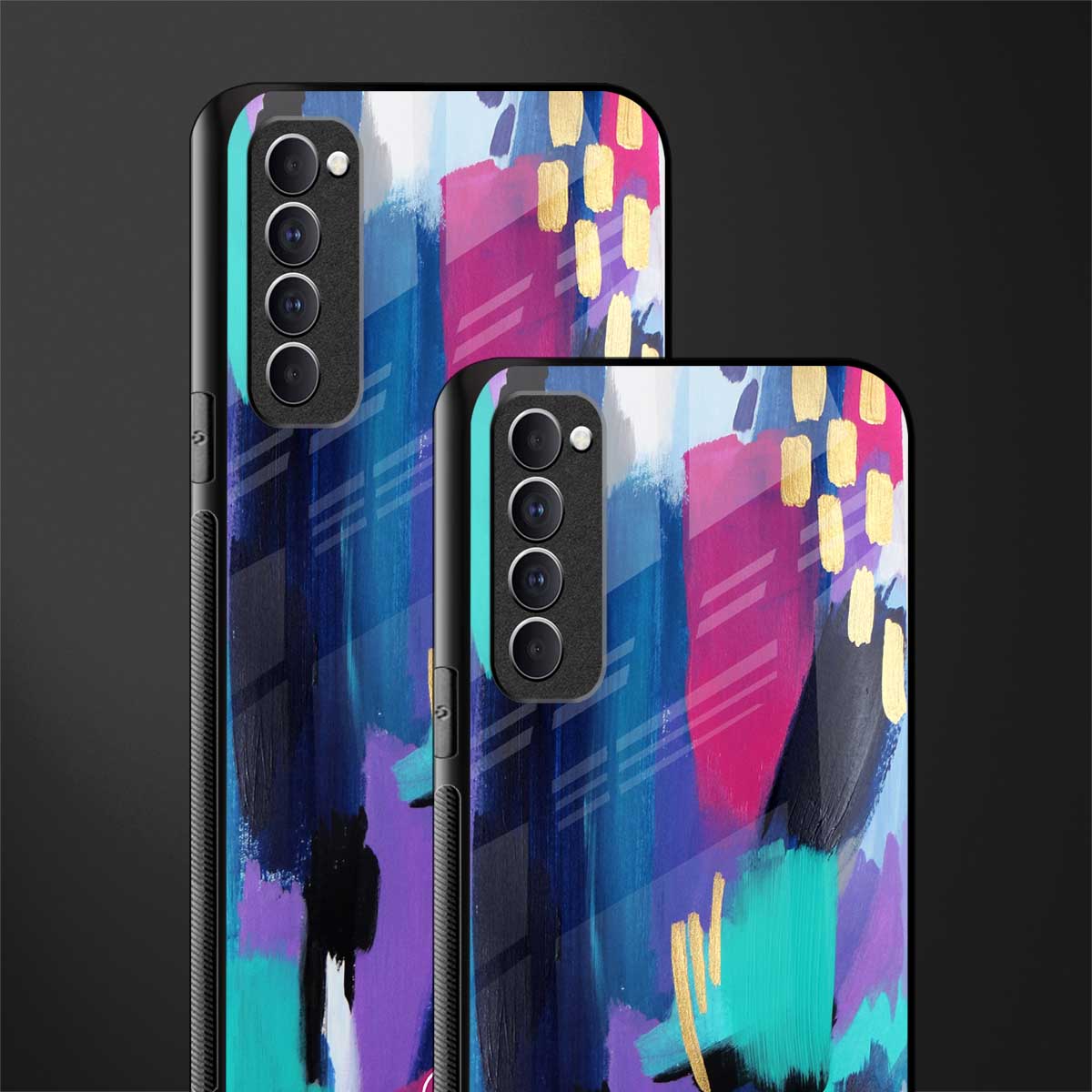 glitz glass case for oppo reno 4 pro image-2