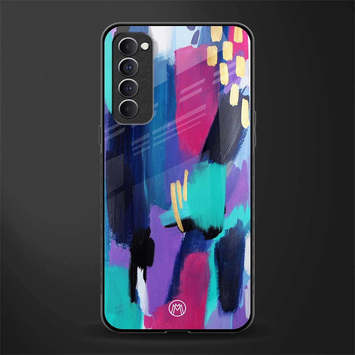 glitz glass case for oppo reno 4 pro image