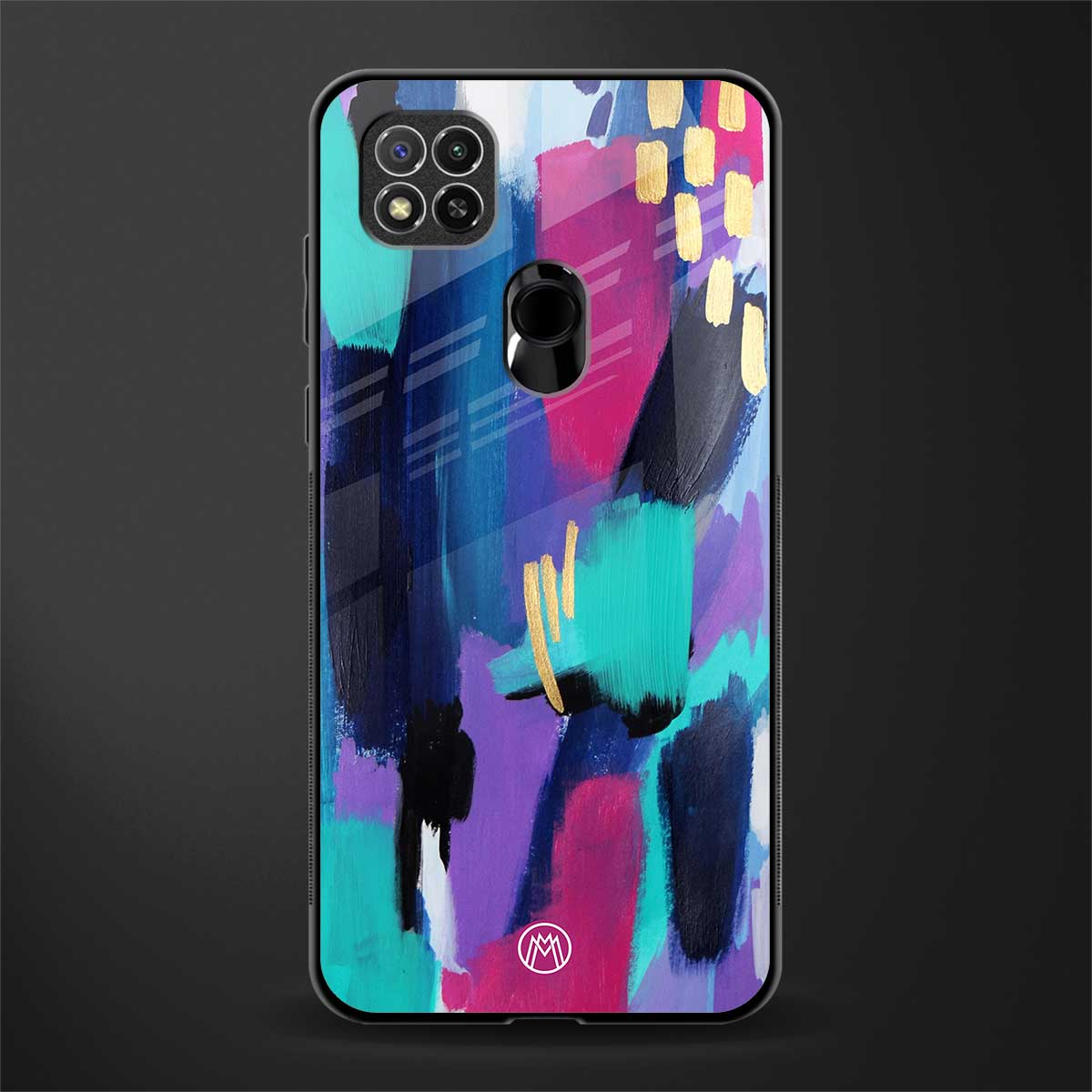 glitz glass case for redmi 9 image