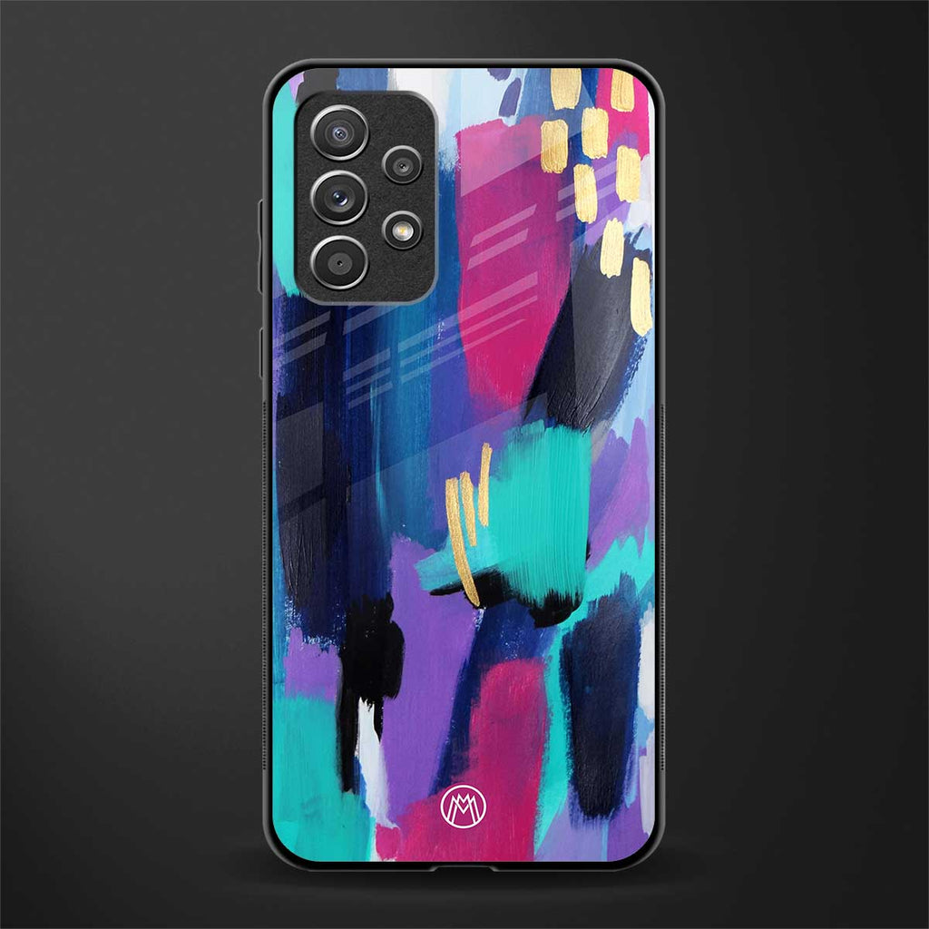 glitz glass case for samsung galaxy a52 image