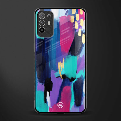 glitz glass case for oppo f19 pro plus image