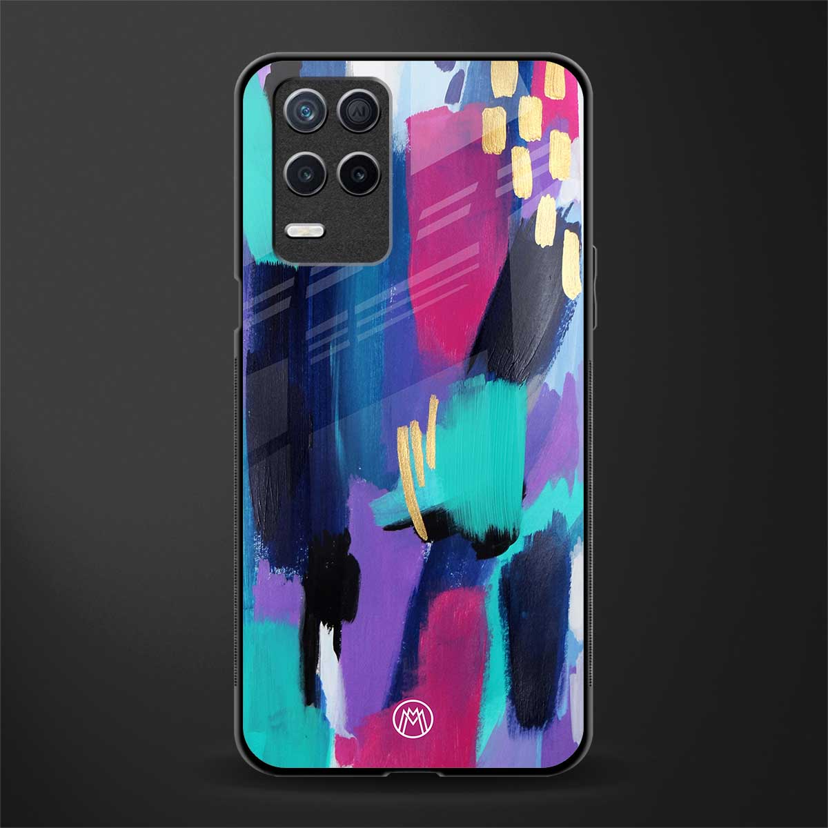 glitz glass case for realme 8s 5g image