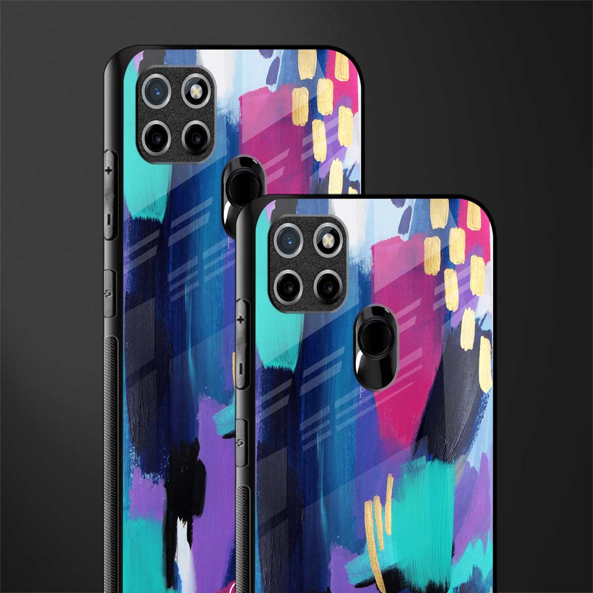 glitz glass case for realme c21y image-2