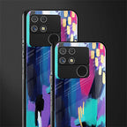 glitz back phone cover | glass case for realme narzo 50a
