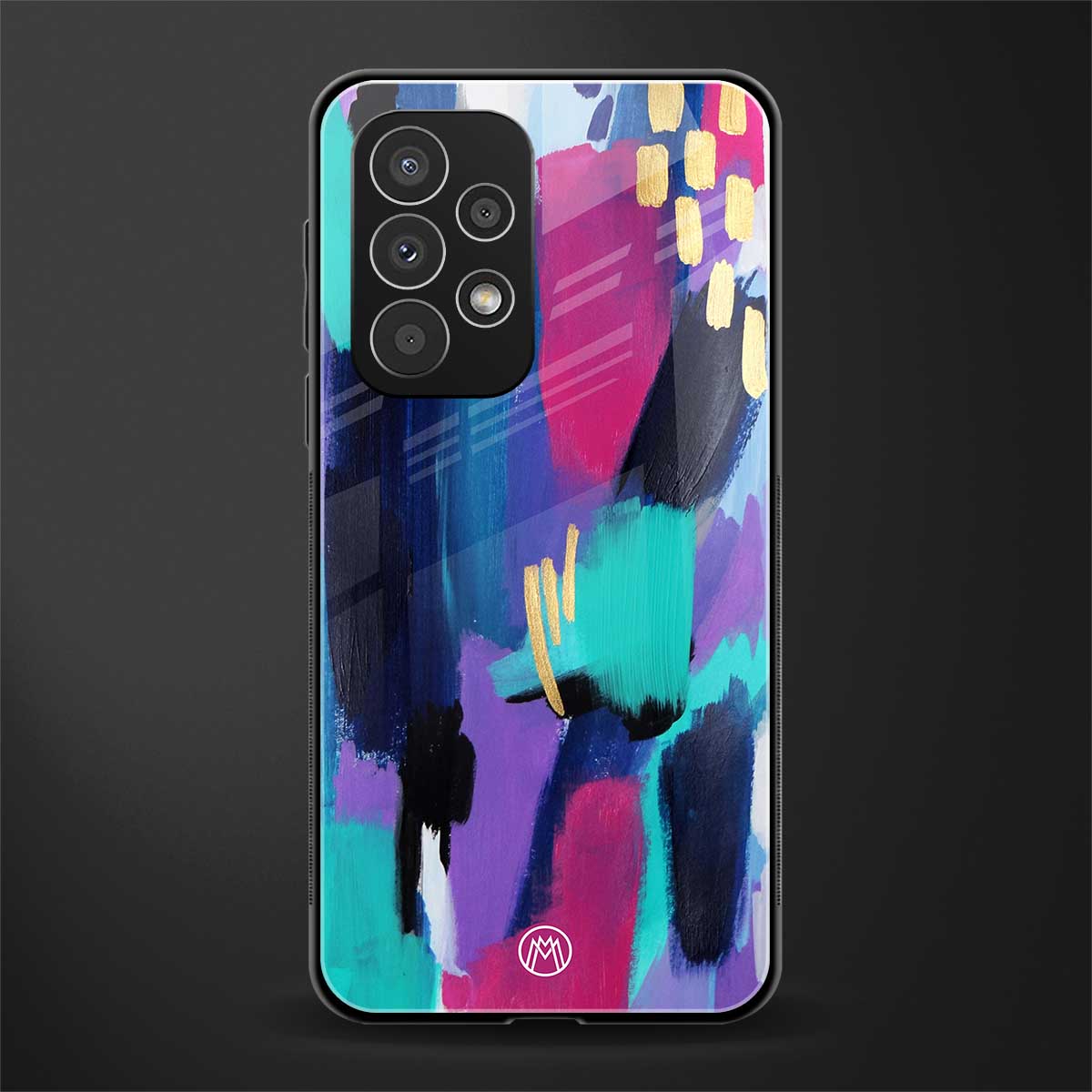 glitz back phone cover | glass case for samsung galaxy a53 5g