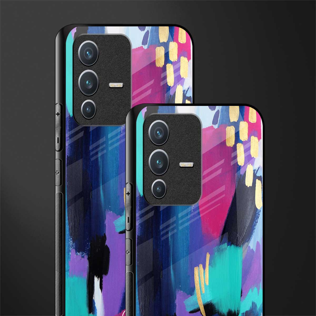 glitz glass case for vivo v23 5g image-2