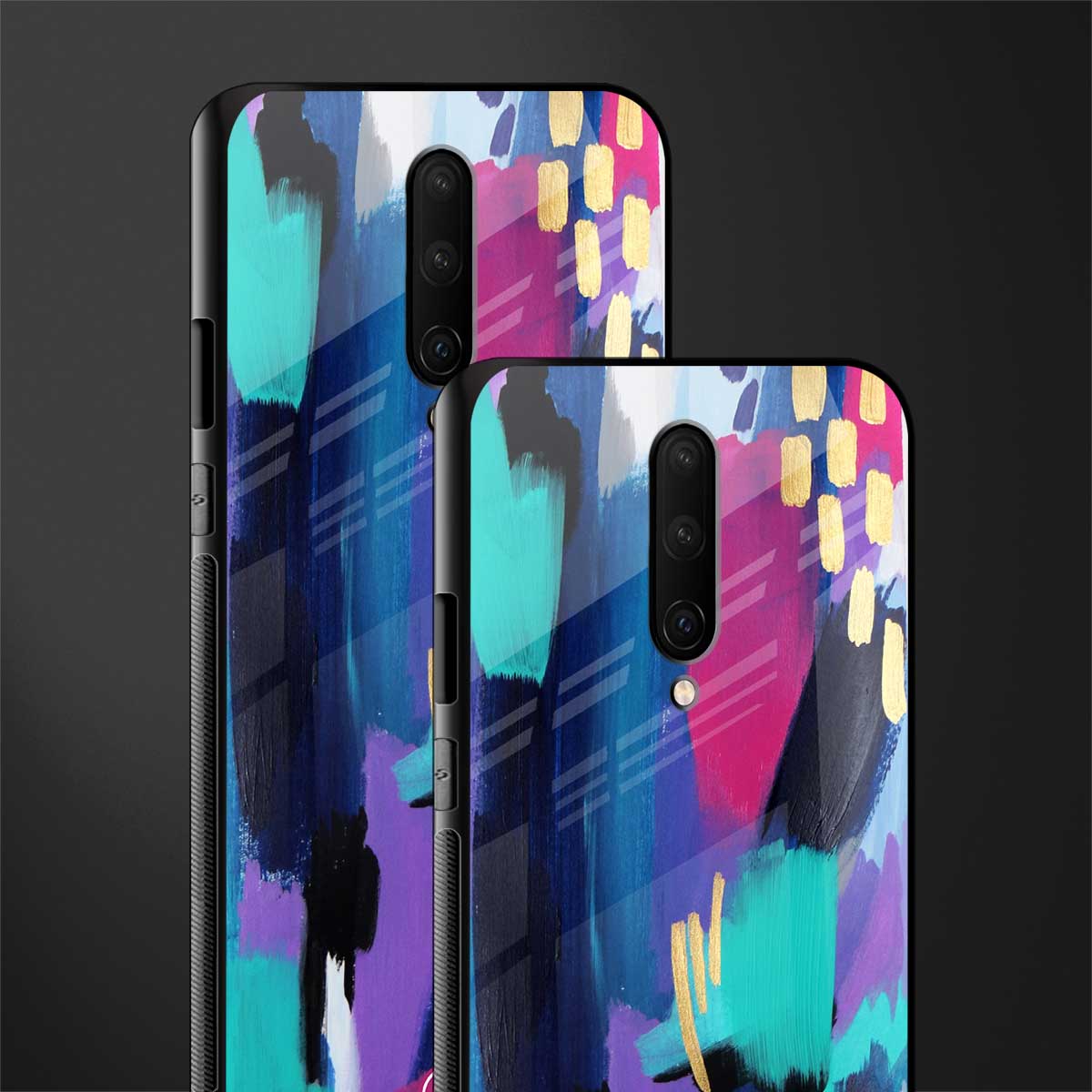 glitz glass case for oneplus 7 pro image-2