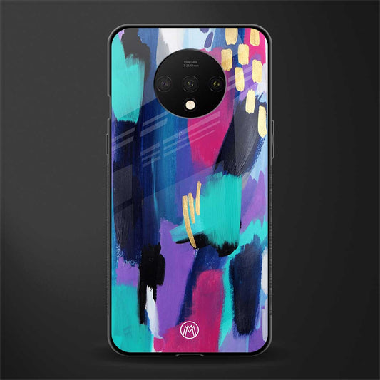 glitz glass case for oneplus 7t image