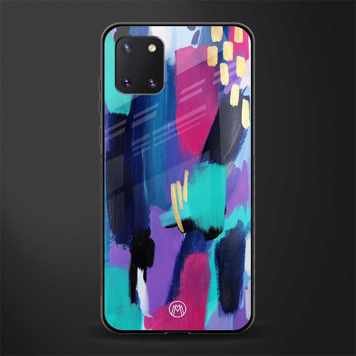 glitz glass case for samsung a81 image