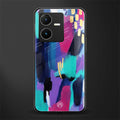 glitz back phone cover | glass case for vivo y22