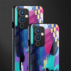 glitz back phone cover | glass case for oneplus 9