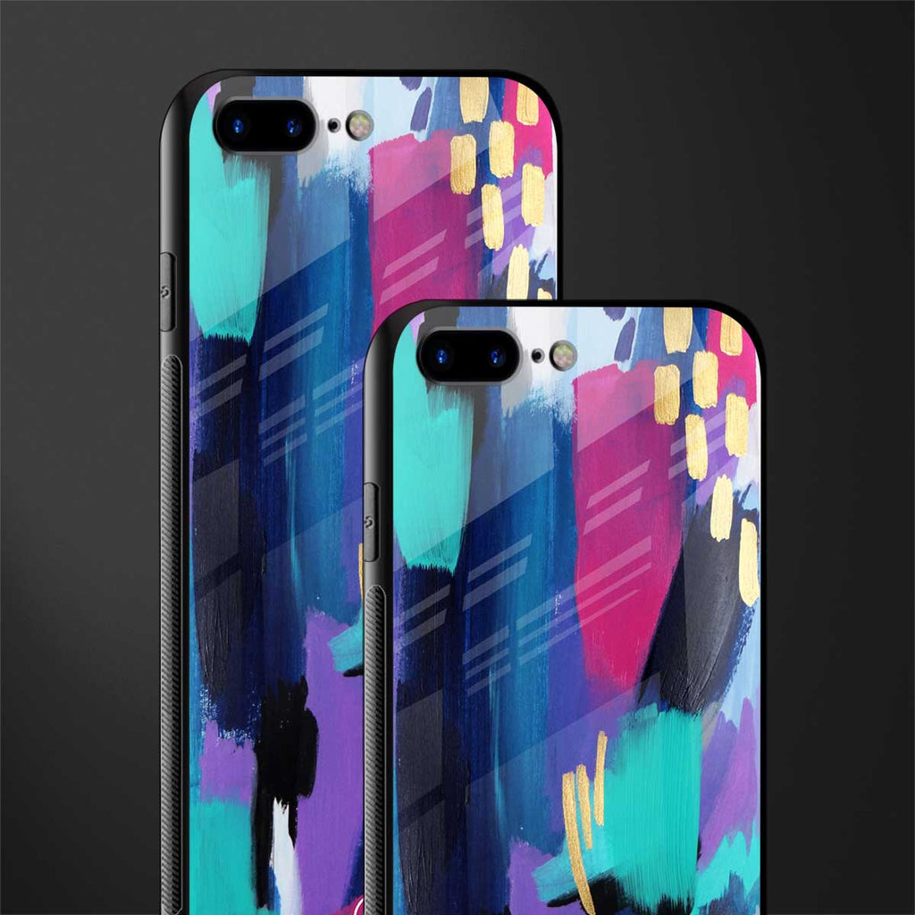 glitz glass case for iphone 8 plus image-2