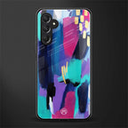 glitz back phone cover | glass case for samsun galaxy a24 4g