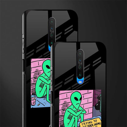 go home alien glass case for poco x2 image-2