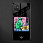 go home alien glass case for samsung galaxy a51 image