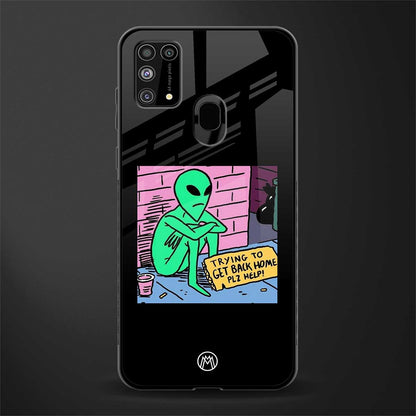 go home alien glass case for samsung galaxy f41 image