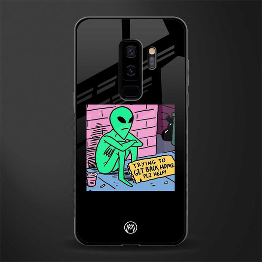 go home alien glass case for samsung galaxy s9 plus image