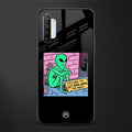 go home alien glass case for realme x2 image