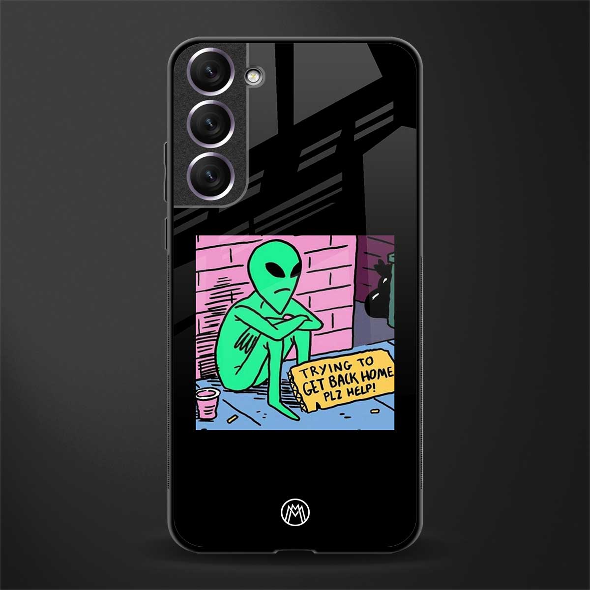 go home alien glass case for samsung galaxy s21 image