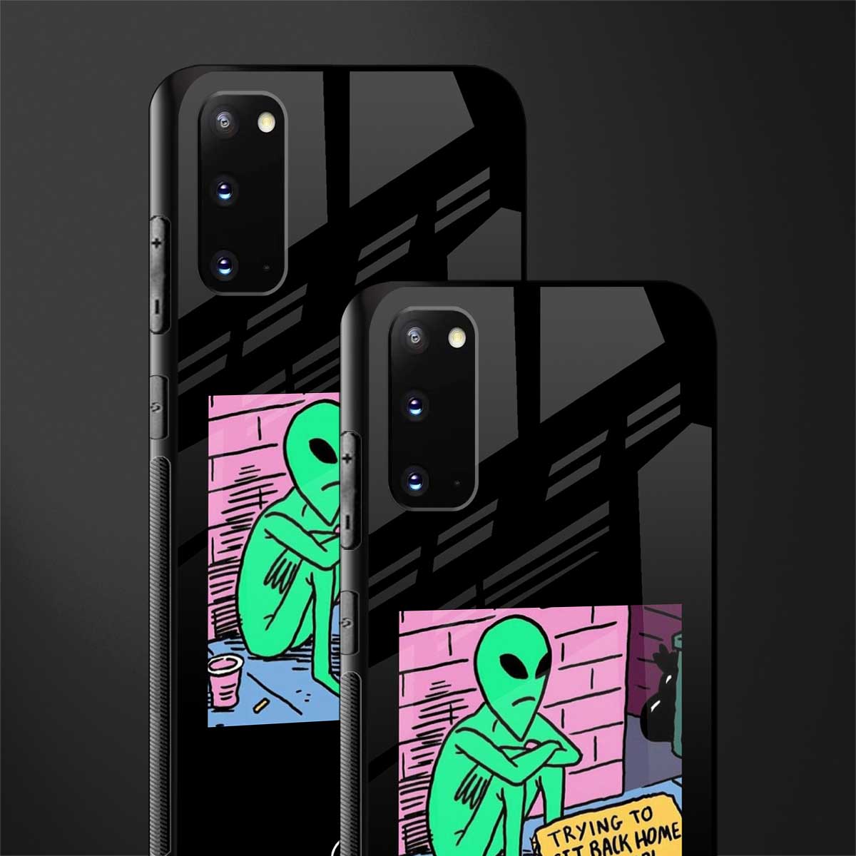 go home alien glass case for samsung galaxy s20 image-2