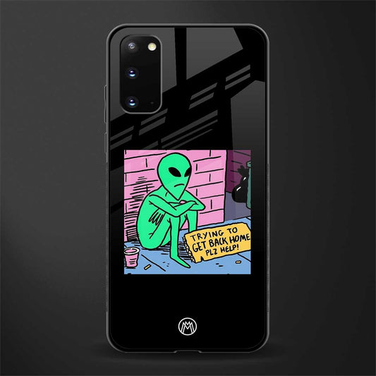 go home alien glass case for samsung galaxy s20 image